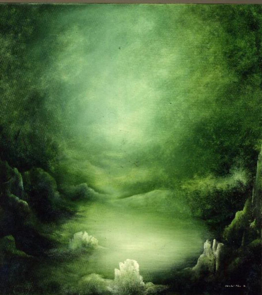 Detail of Crystal Forest, 1991 by Hannibal Mane