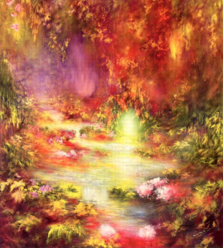 Detail of Tropical Scenery, 1990 by Hannibal Mane