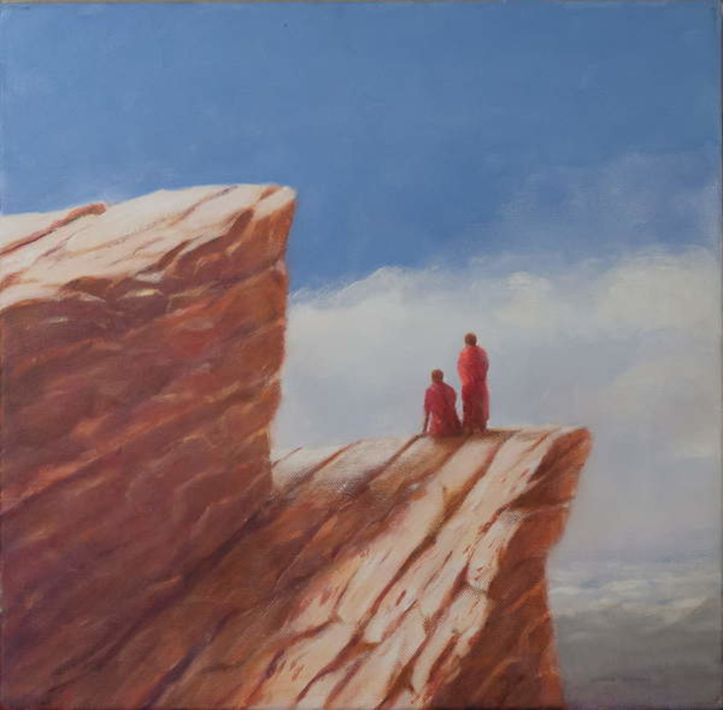 Detail of Mountain Walk, Bhutan, 2010 by Lincoln Seligman