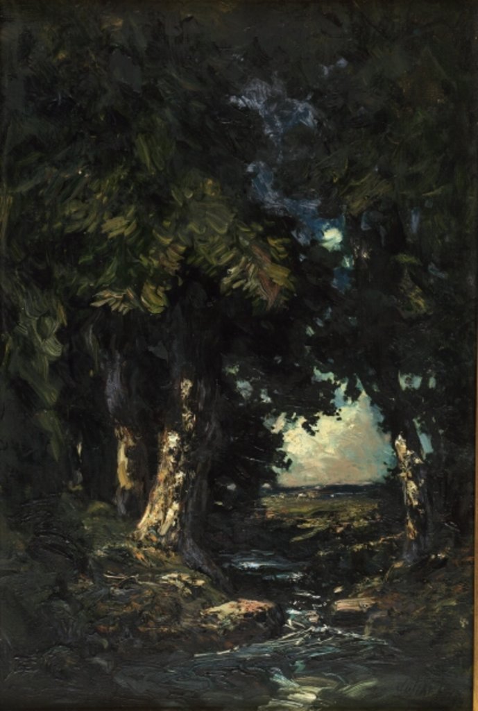 Detail of Sanderson's Brook, Caldwell, New Jersey by Julian Rix