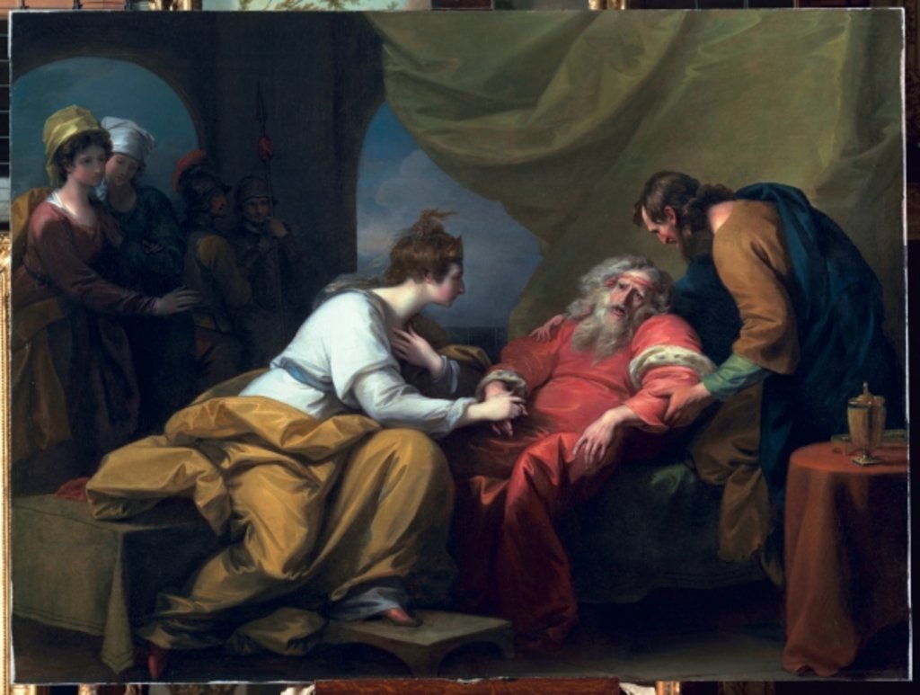 Detail of The Meeting of Lear and Cordelia, 1784 by Benjamin West