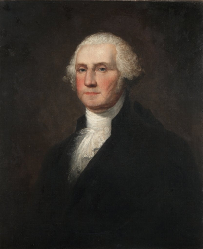 Detail of George Washington by Rembrandt Peale