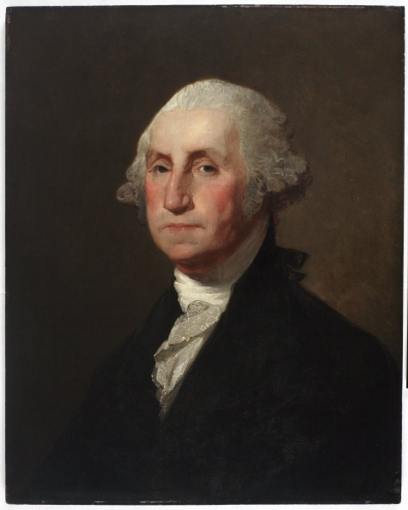 Detail of George Washington, 1819 by Gilbert Stuart