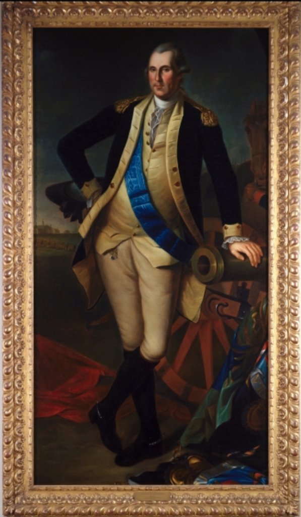 Detail of George Washington, after 1779 by Charles Willson Peale