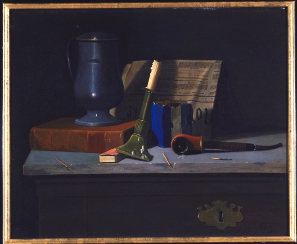 Detail of The Full Shelf, c.1891 by John Frederick Peto