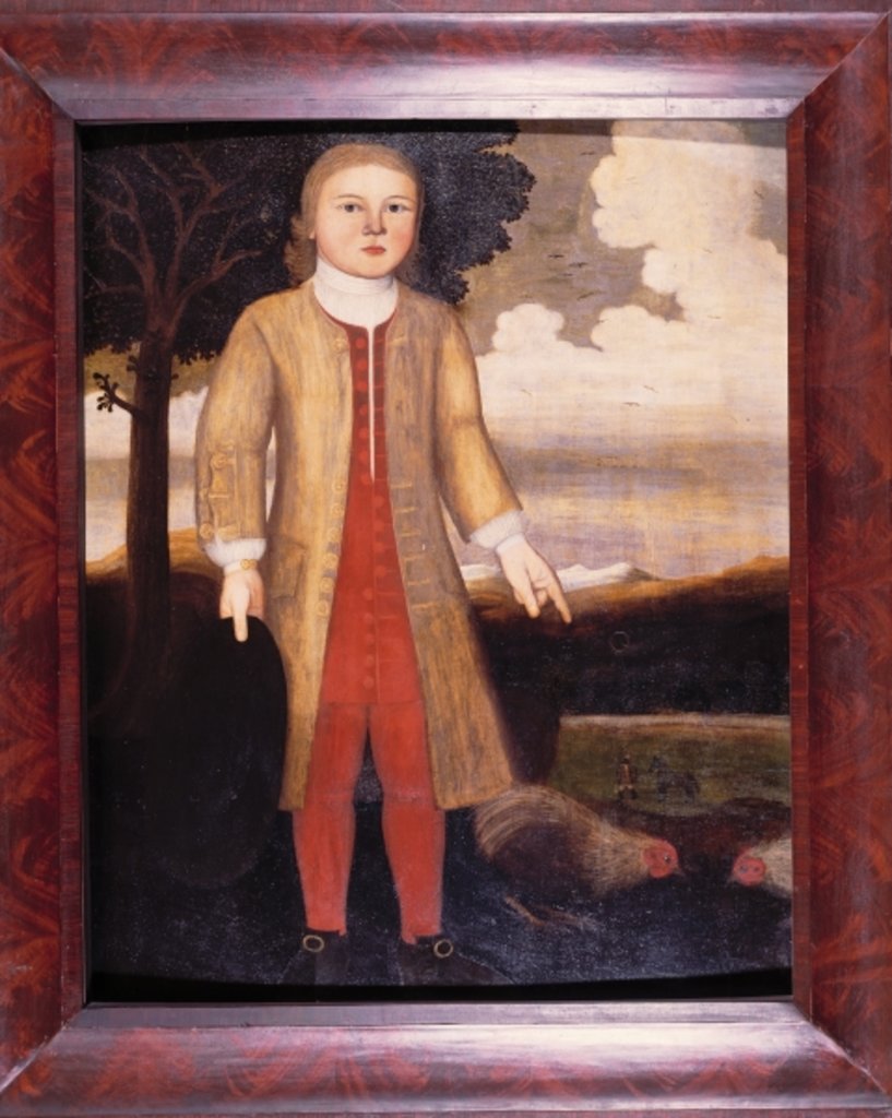 Detail of Cornelis Wynkoop, c.1743 by Pieter Vanderlyn