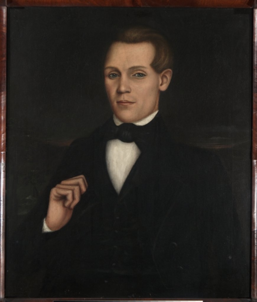 Detail of John Pitcairn, c.1843 by American School