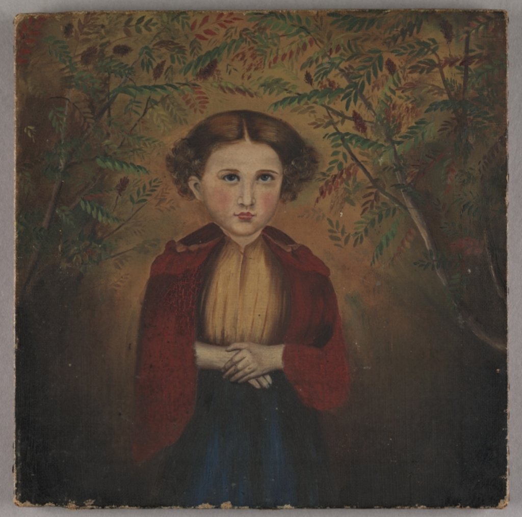 Detail of Young Girl by School American