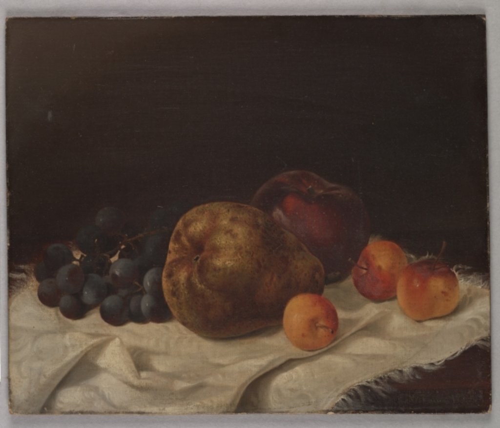 Detail of Still life with pear by Samuel W. Fuller