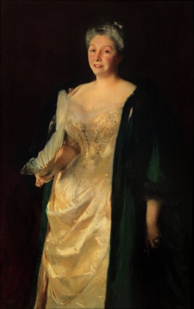 Detail of Mrs. William Playfair, 1887 by John Singer Sargent