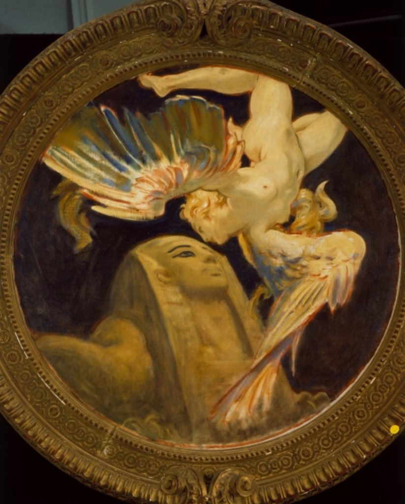 Detail of Sphinx and Chimaera, 1916-21 by John Singer Sargent