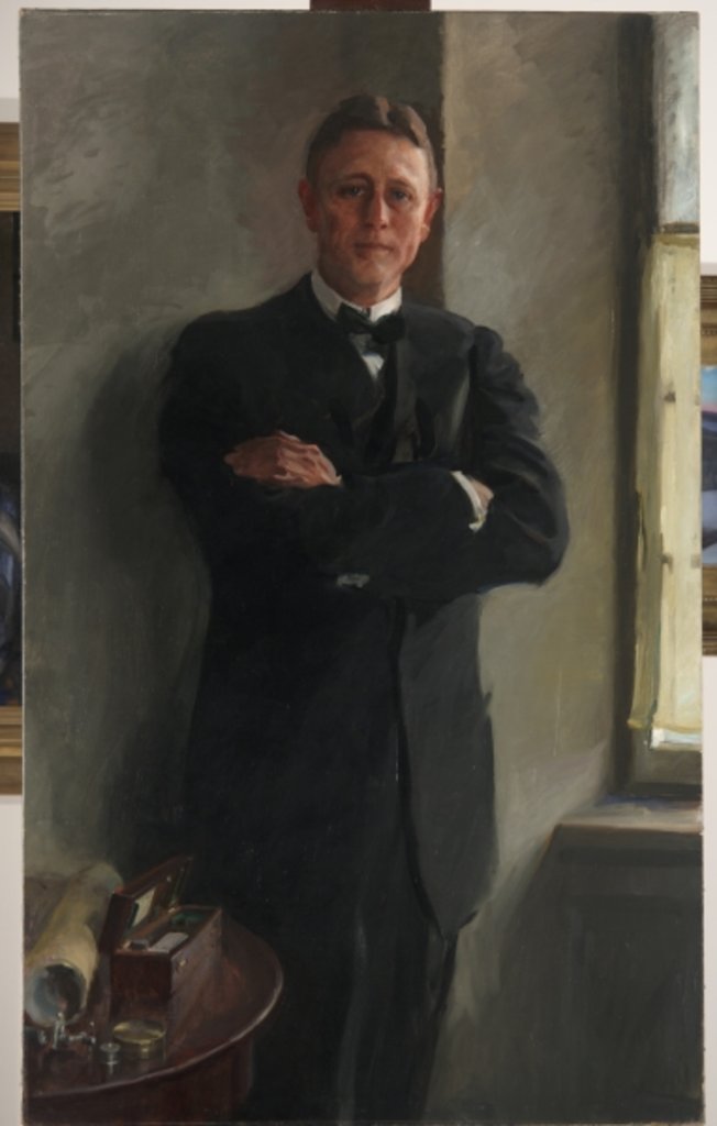 Detail of Charles Wellford Leavitt, 1911 by Cecilia Beaux