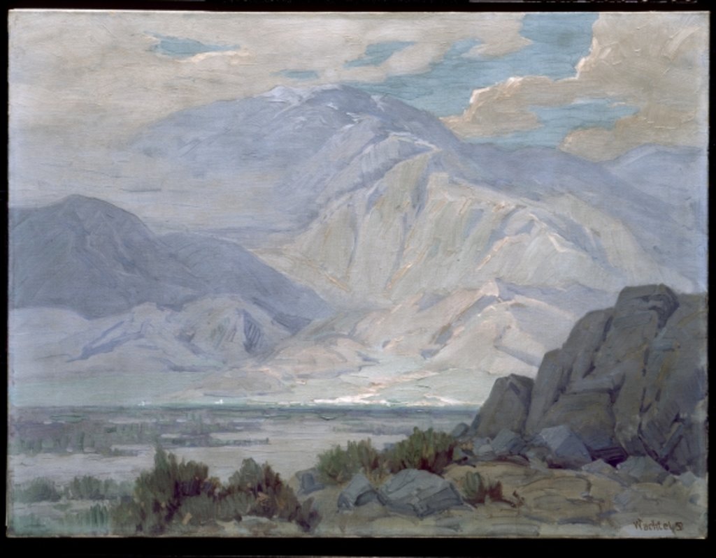 Detail of Mt. San Gorgonio by Elmer Wachtel