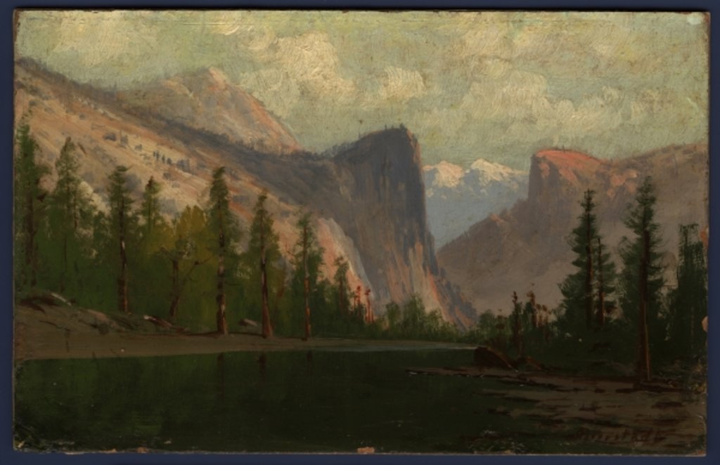 Detail of Yosemite by Albert Bierstadt