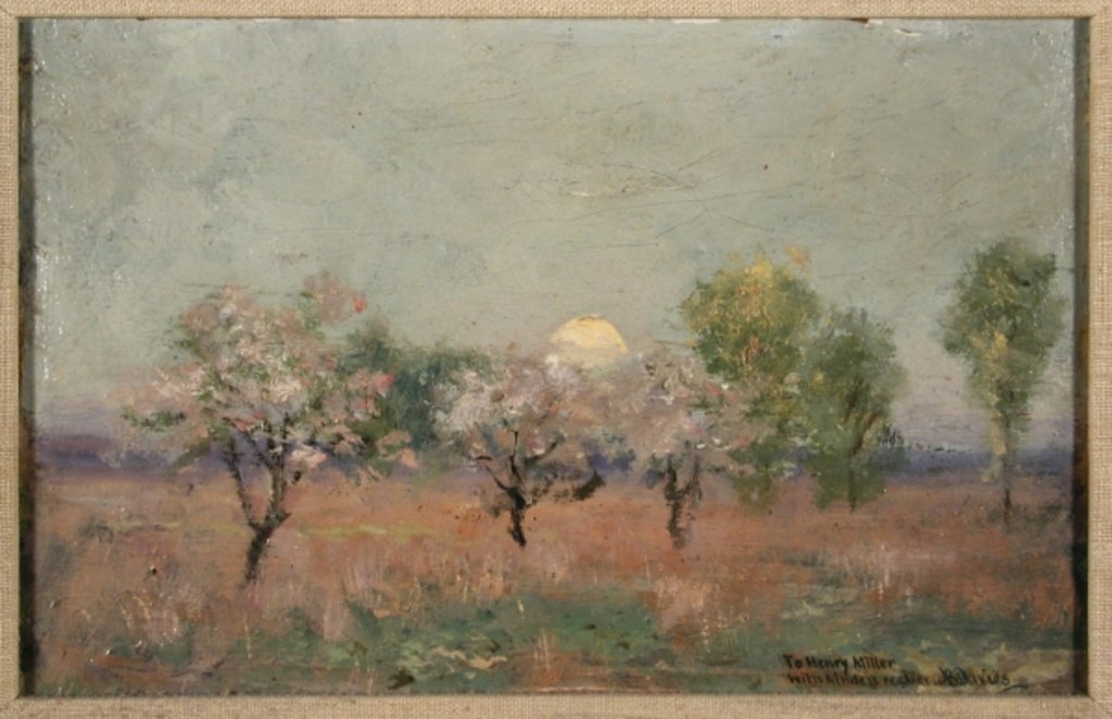 Detail of Landscape by Arthur Bowen Davies