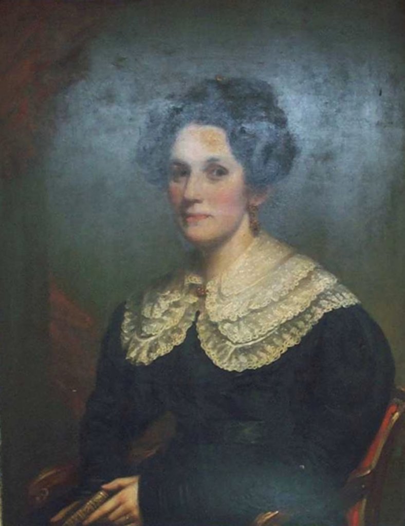 Detail of Mrs. Samuel P. St. John by Samuel Lovett Waldo
