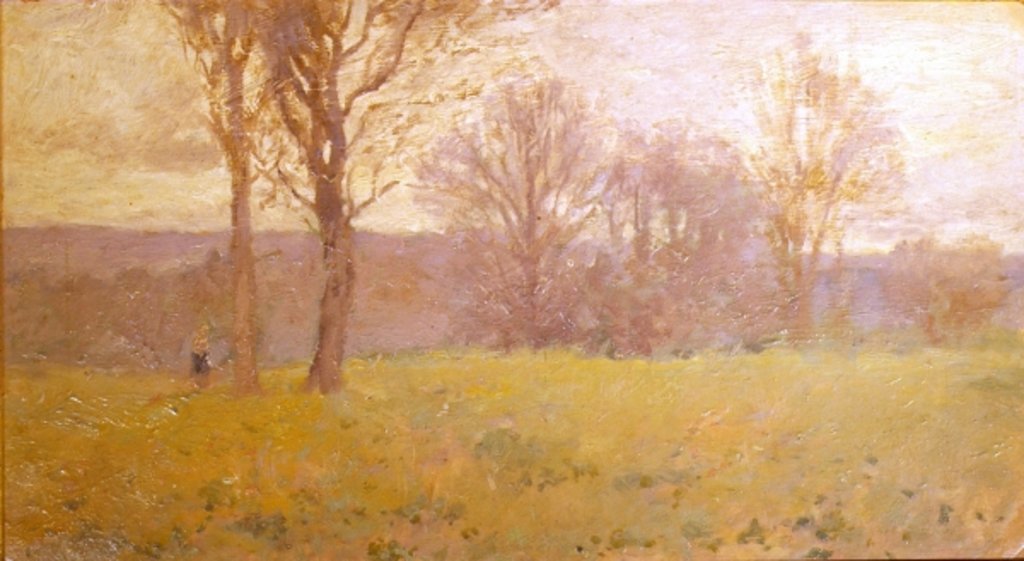 Detail of Landscape by Arthur Bowen Davies