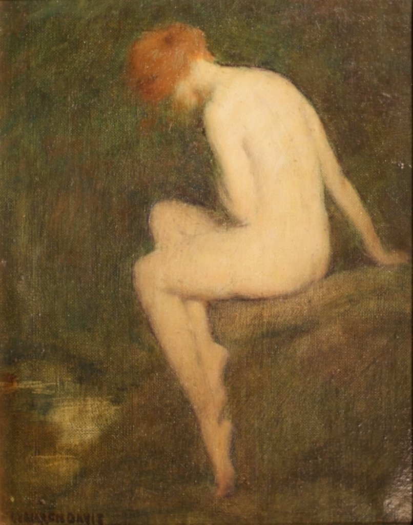 Detail of Nude by Warren B. Davis