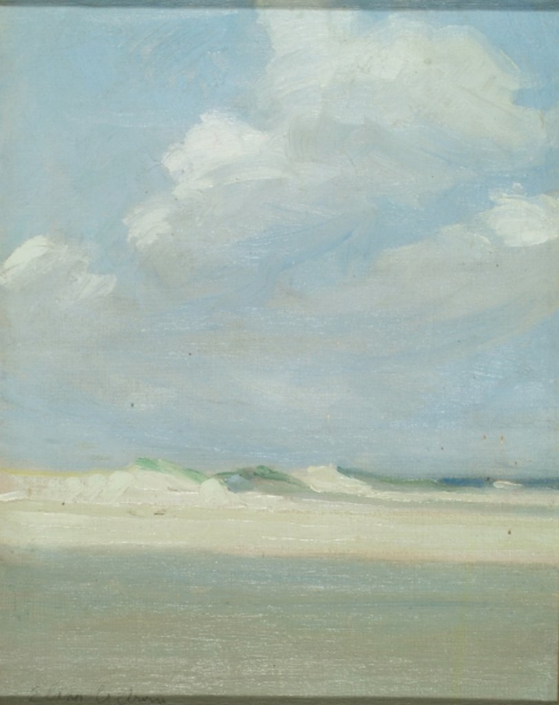 Detail of Dunes at the Sea by Eleanor Ruth Colburn
