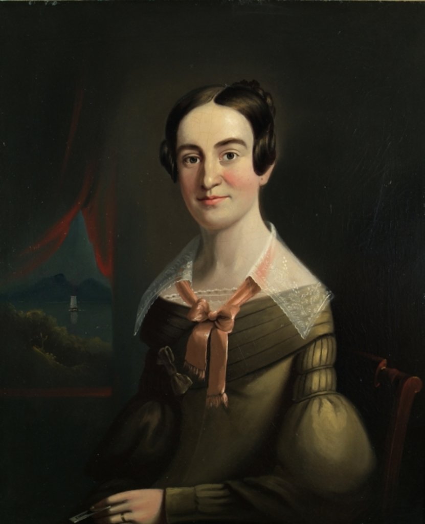 Detail of Mrs. Eunice Hall of Portland, Maine, 1839 by William Matthew Prior