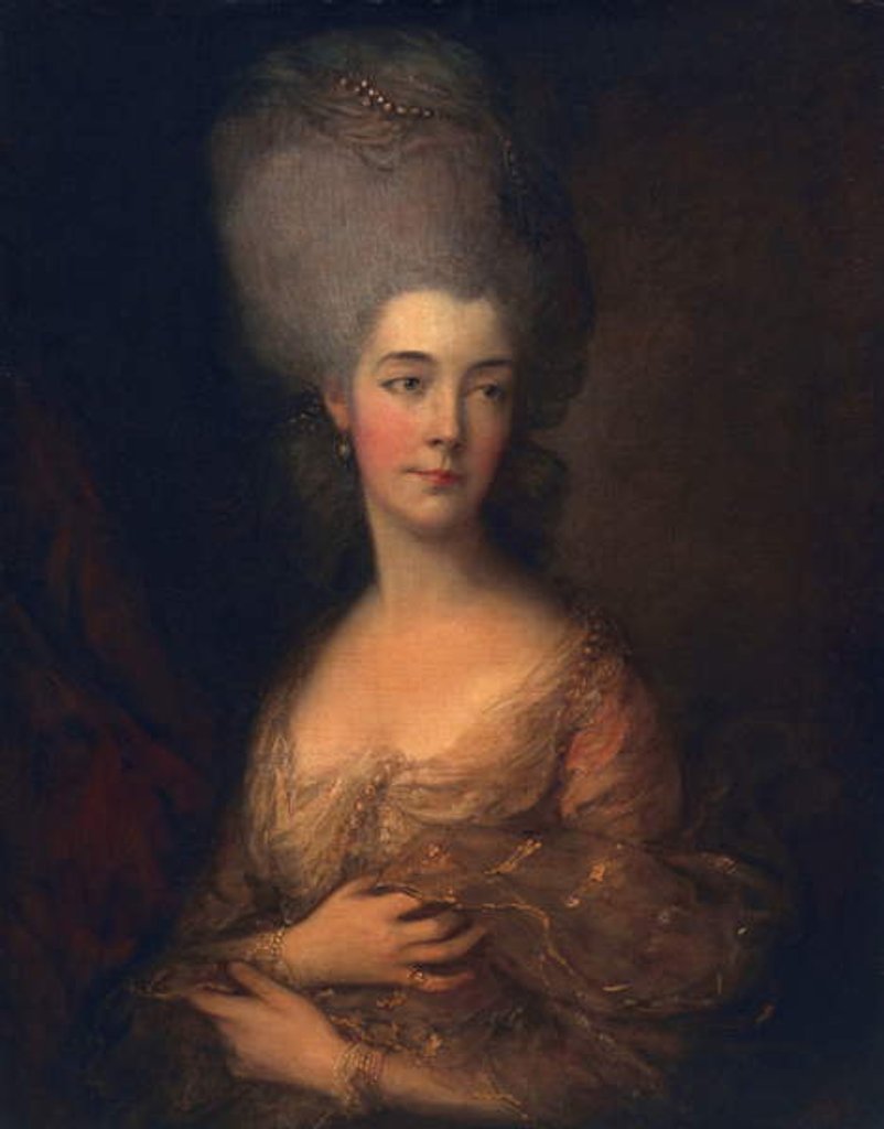 Detail of Anne, Duchess of Cumberland, c.1777 by Thomas Gainsborough
