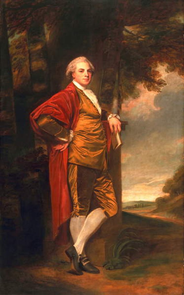 Detail of Jeremiah Milles, 1780-83 by George Romney