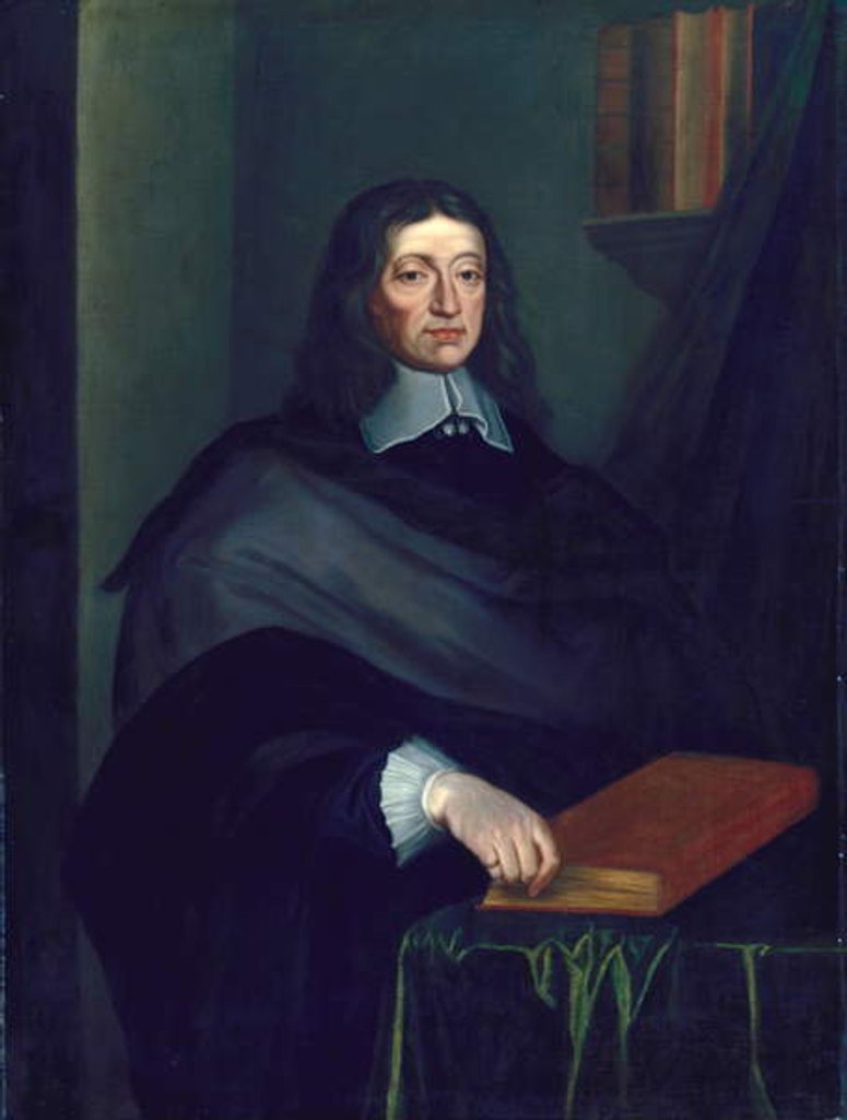 Detail of John Milton by William Faithorne
