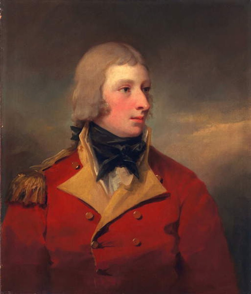 Detail of Lieutenant Andrew Agnew, c.1795 by Henry Raeburn