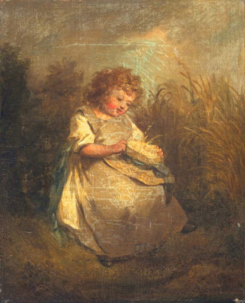Detail of Autumn by George Morland (after)