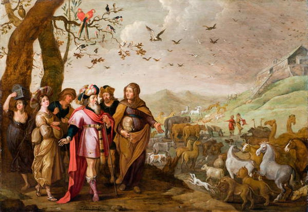 Detail of Noah Entering the Ark by Hans III Jordaens