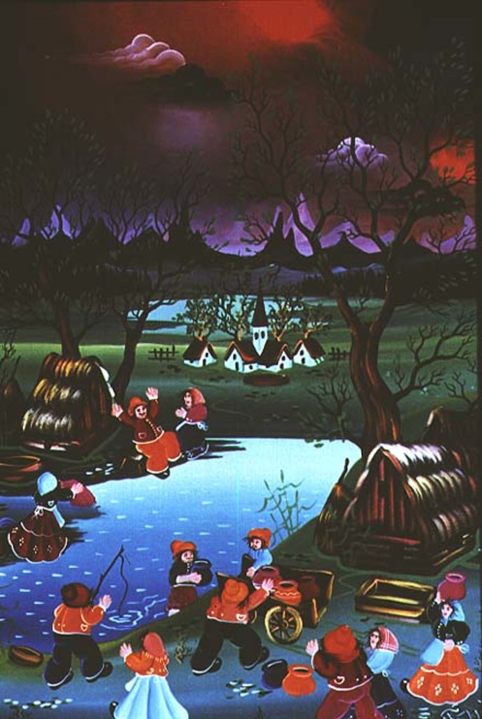 Detail of Fetching water by Herbert Hofer