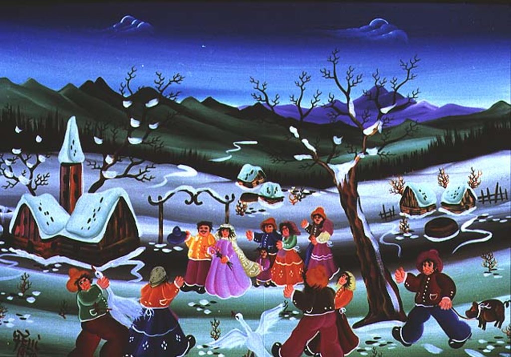 Detail of The Wedding by Herbert Hofer