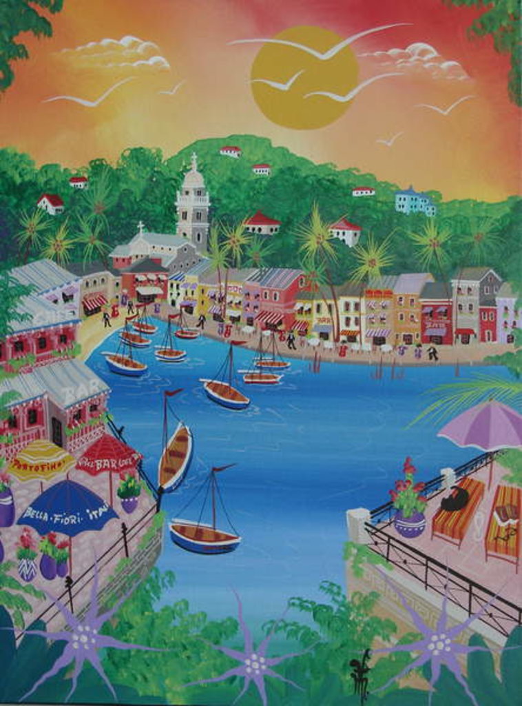 Detail of Portofino, Italy, 2012 by Herbert Hofer