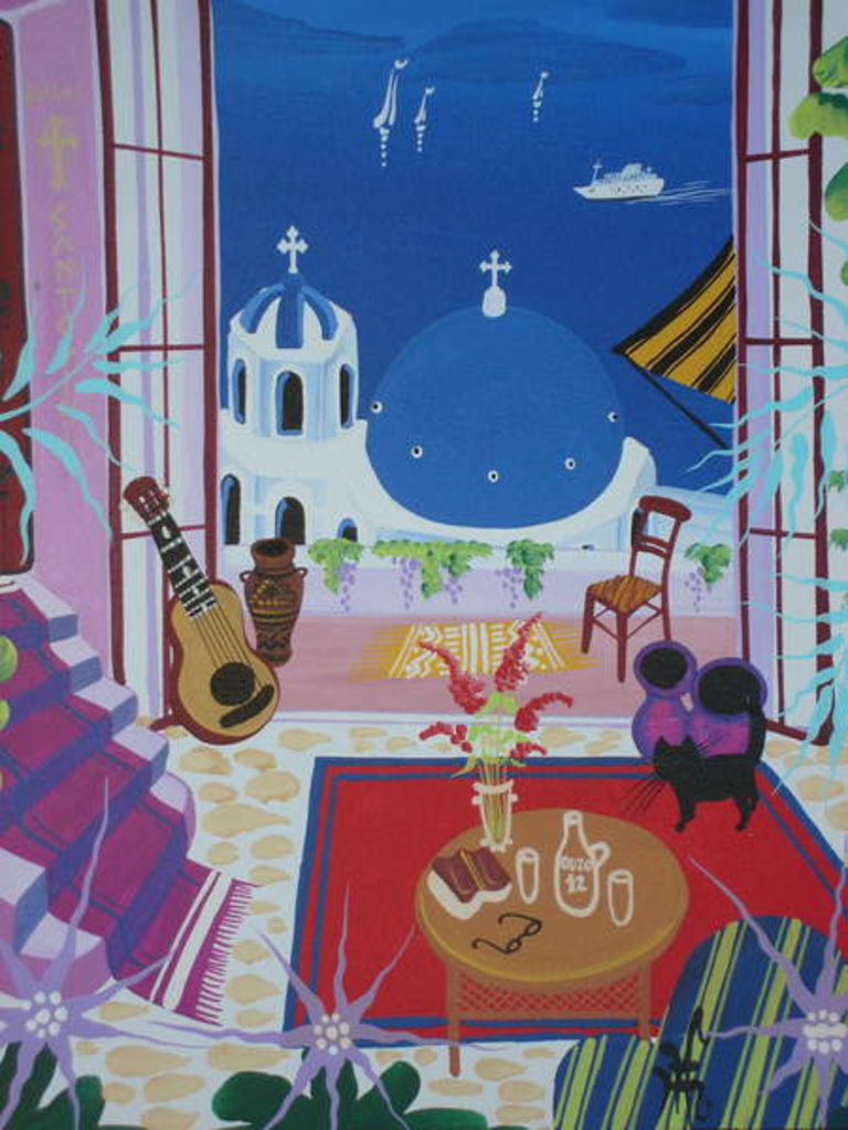 Detail of Santorini, 2012 by Herbert Hofer