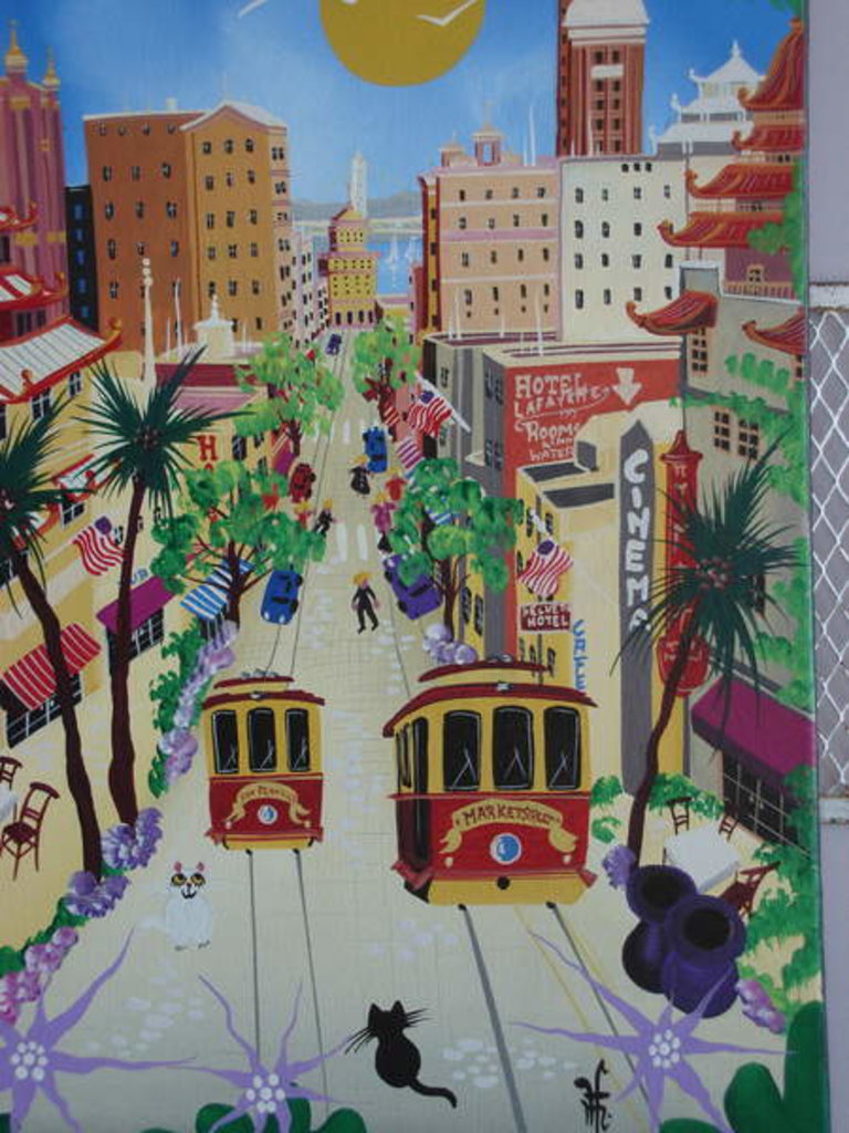 Detail of San Francisco, 2010-12 by Herbert Hofer