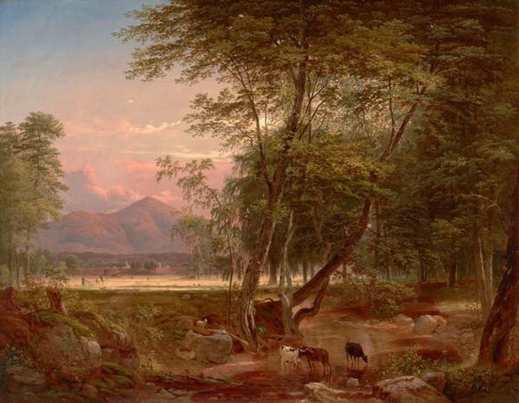 Detail of North Conway, New Hampshire, 1852 by Samuel Lancaster Gerry