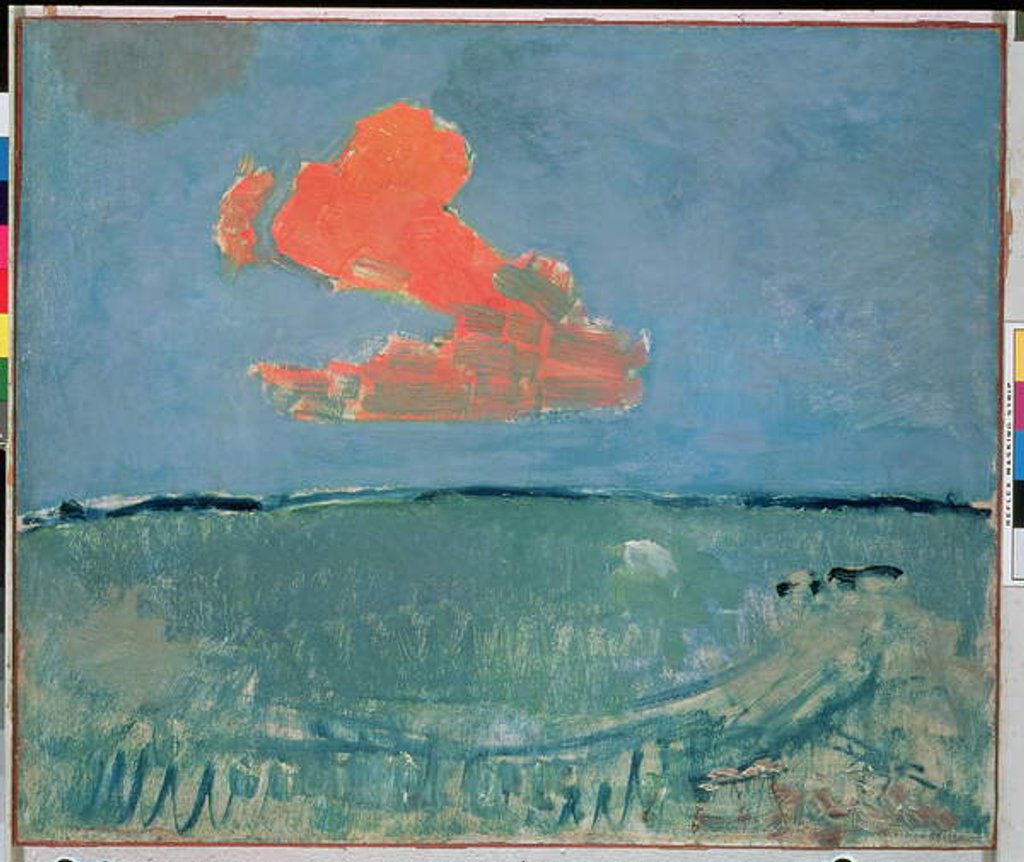 Detail of The Red Cloud, c.1907 by Piet Mondrian