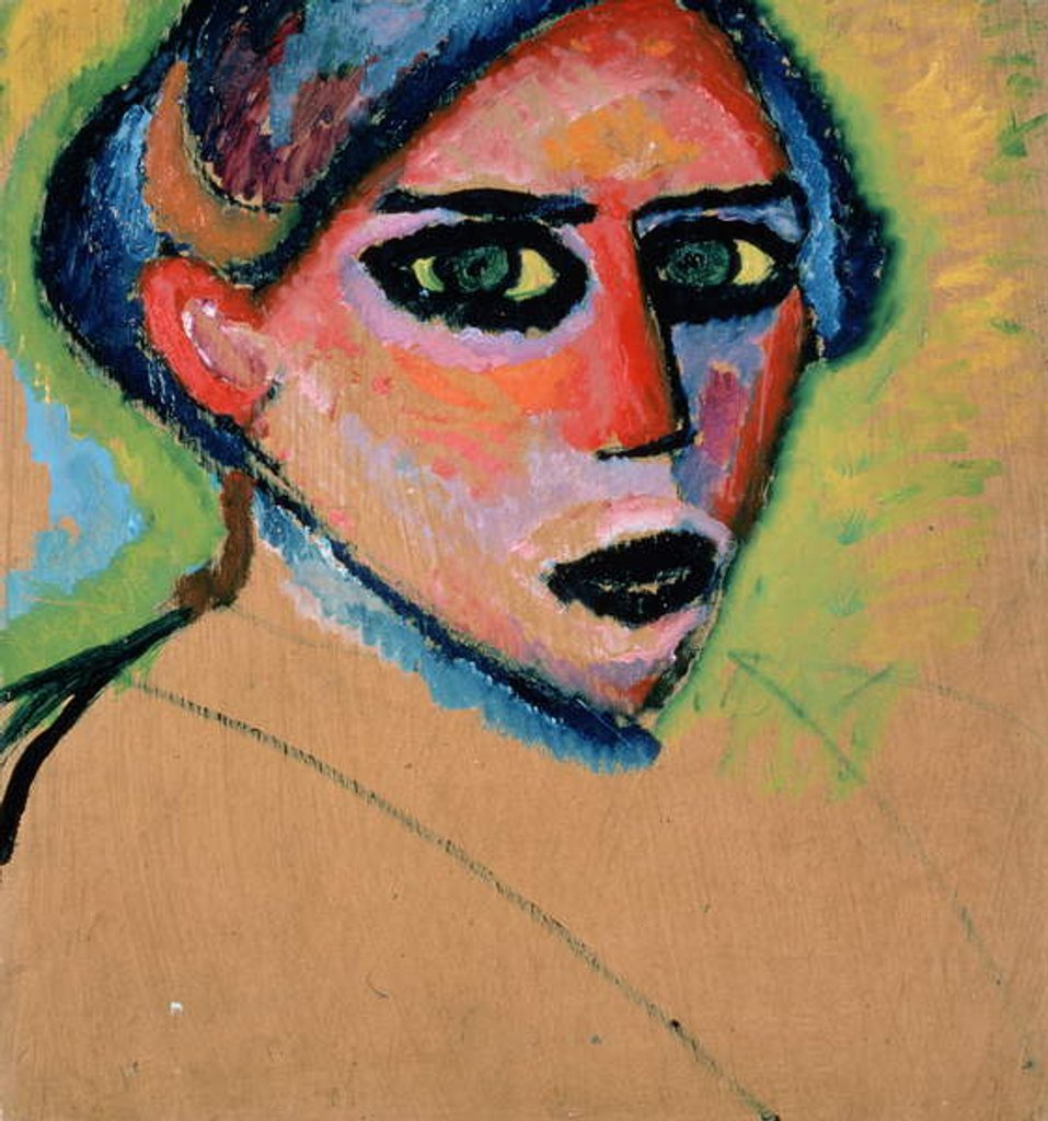 Detail of Woman's head, 1911 by Alexej von Jawlensky