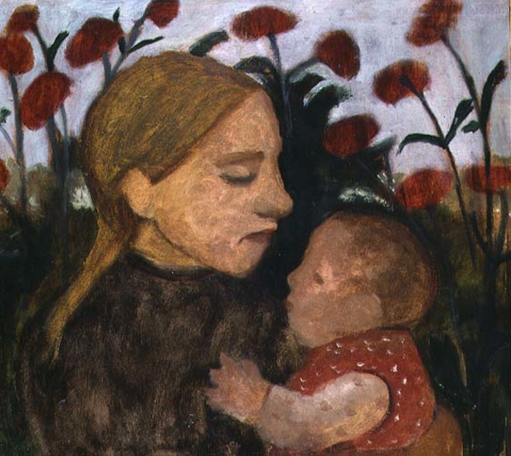 Detail of Mother and Child, c.1904 by Paula Modersohn-Becker