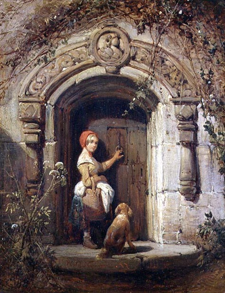 Detail of Little Red Riding Hood by Wijnand Joseph Nuyen