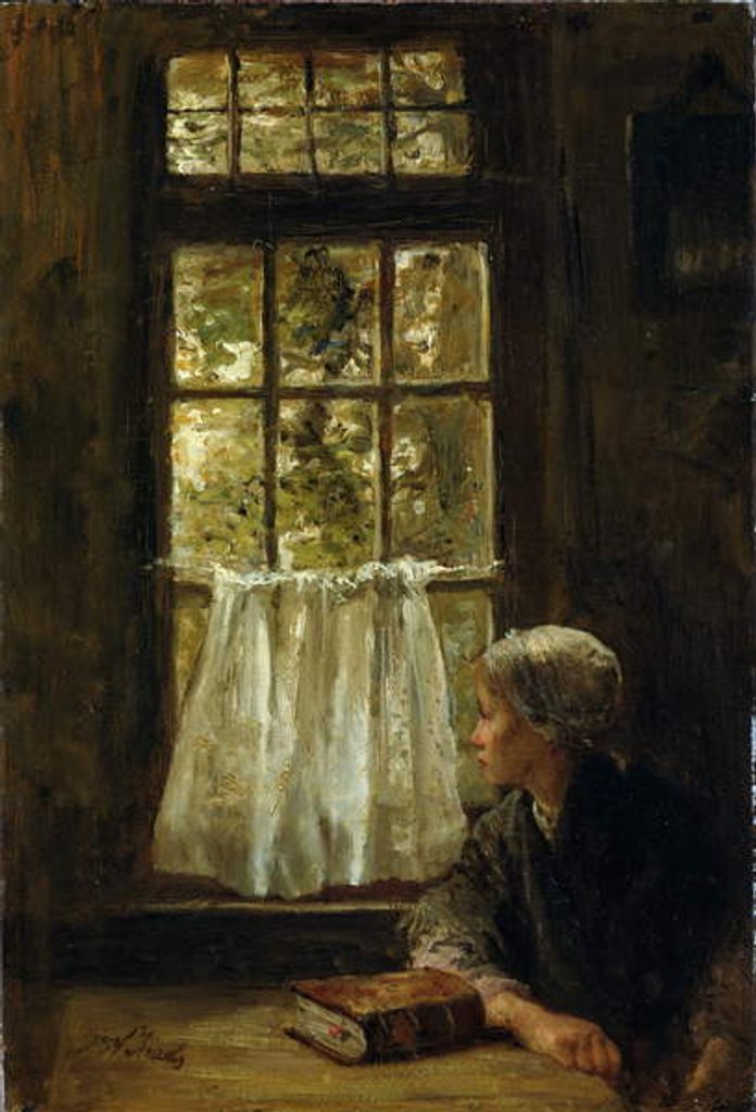 Detail of Sunday Morning by Jozef Israels