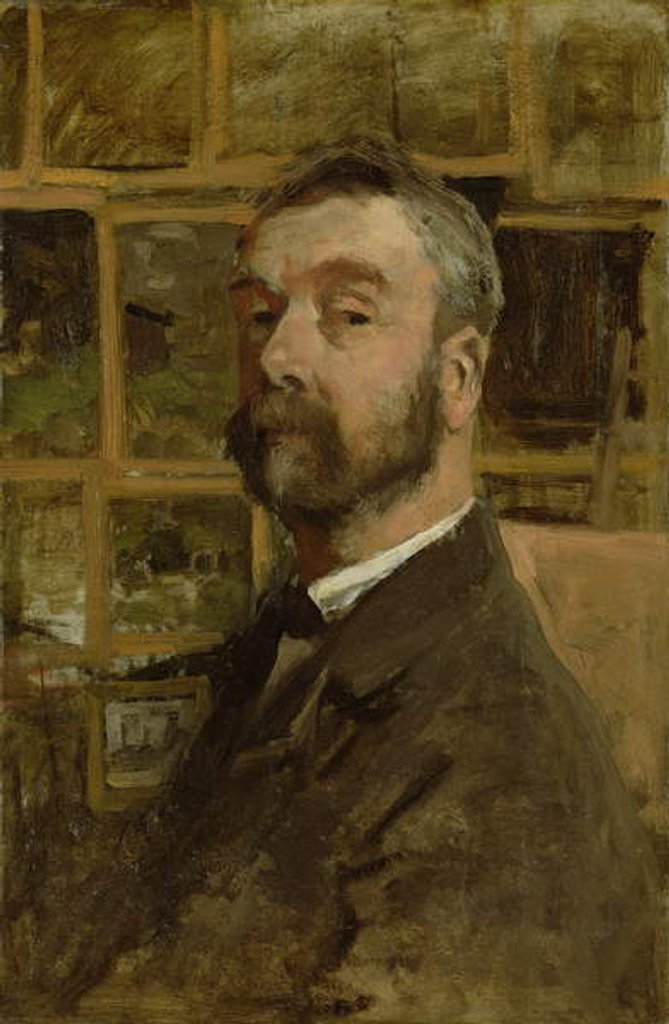 Detail of Self portrait, c.1884 by Anton Mauve