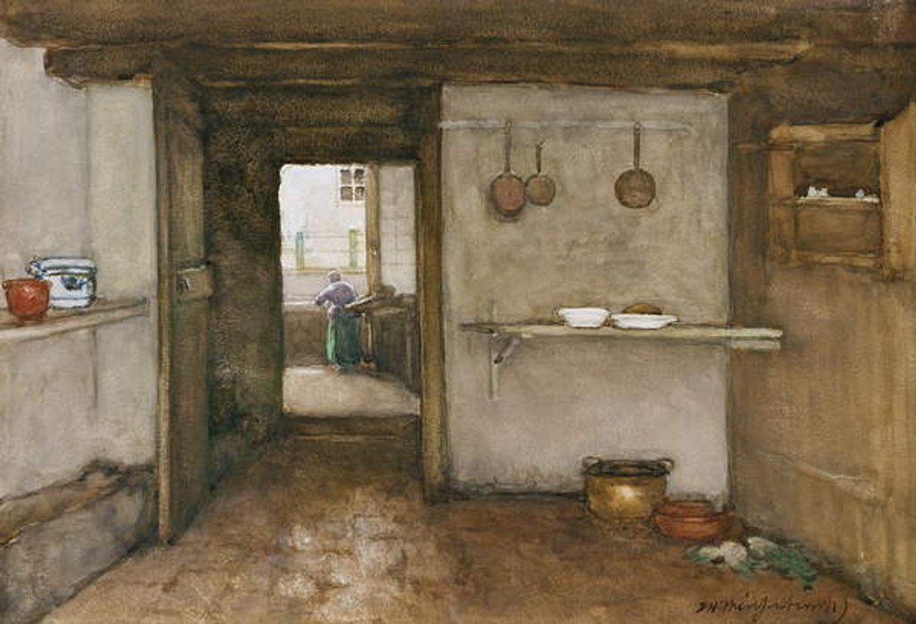 Detail of Kitchen Interior, c.1899 by Johannes Hendrik Weissenbruch