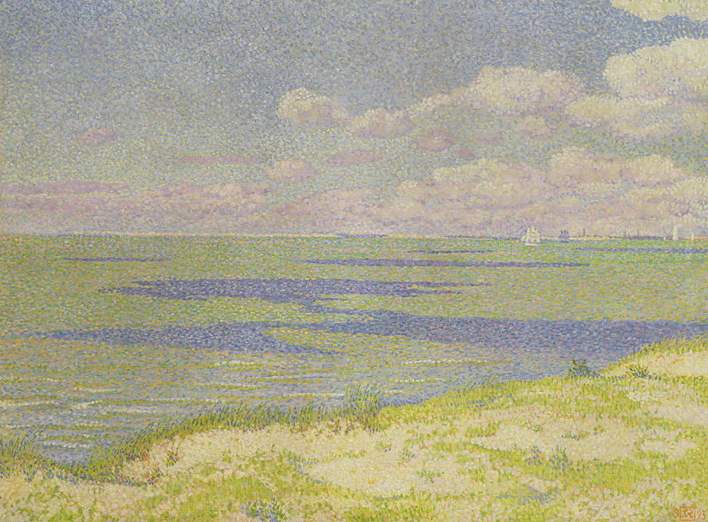 Detail of View of the River Scheldt, 1893 by Theo van Rysselberghe