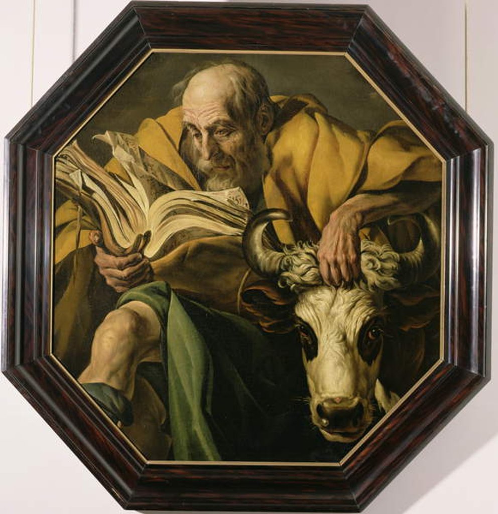 Detail of The Evangelist Luke by Jacques III de Gheyn