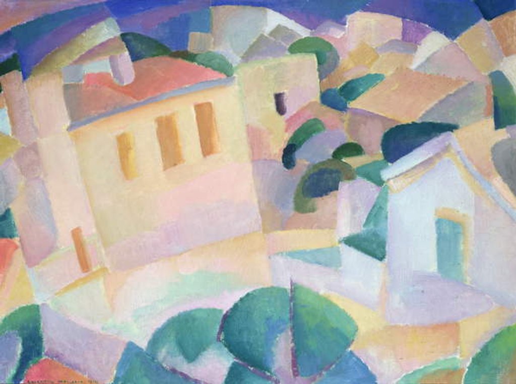 Detail of Terrino, Mallorca, 1914 by Leo Gestel