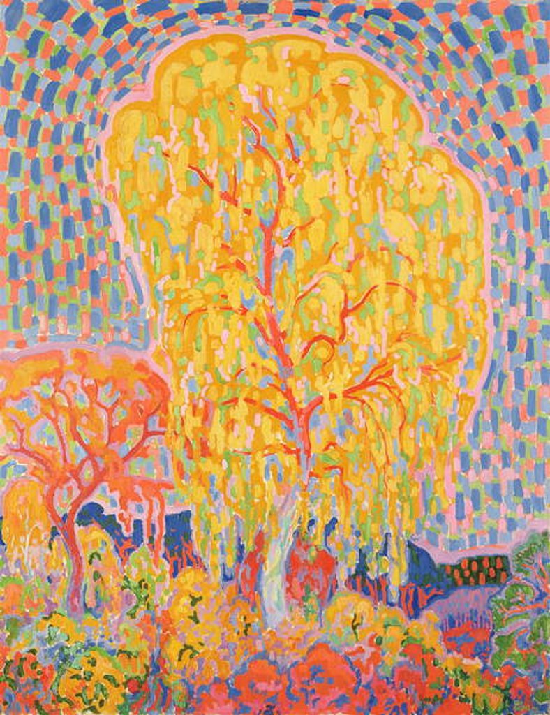 Detail of Autumn tree by Leo Gestel