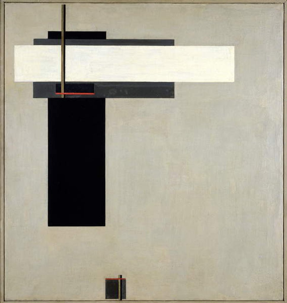 Detail of Composition Proun GBA 4, c.1923 by Eliezer Markowich Lissitzky
