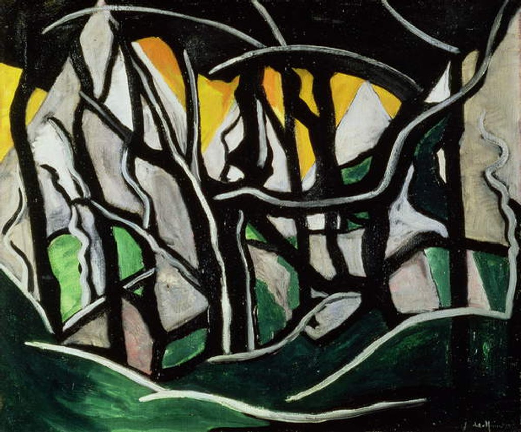 Detail of Landscape, 1915 by Jacoba van Heemskerck