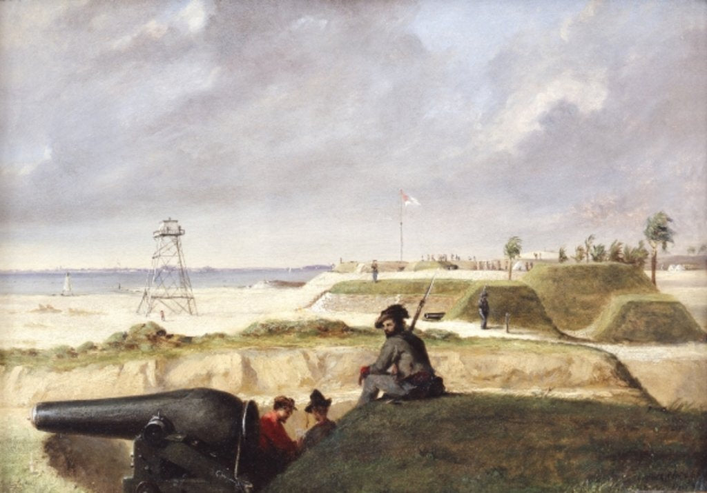 Detail of Battery Rutledge, December 3rd, 1864 by Conrad Wise Chapman